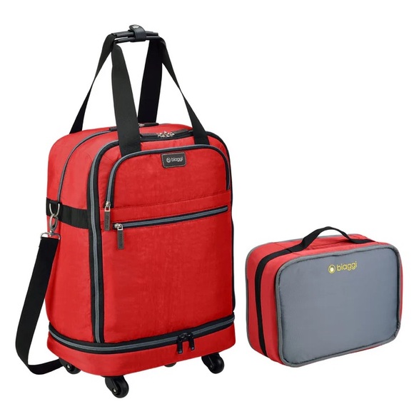 Red Biaggi luggage - Picture 1 of 1